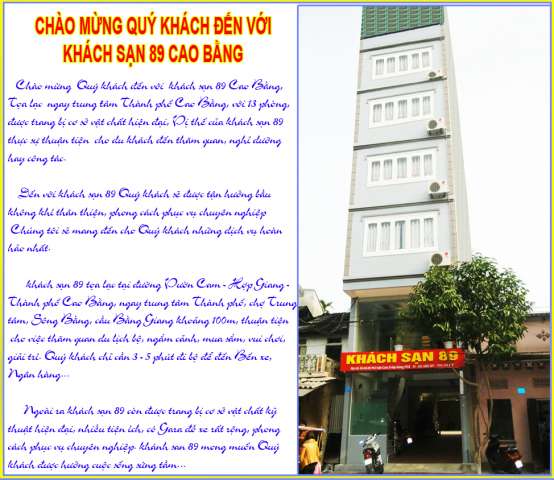 Khách sạn 89 Cao Bằng